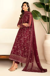 Dyed rawsilk trouser of Xenia DARYA formal wear